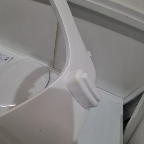 CENTOCO ADA COMPLIANT RAISED ELONGATED TOILET SEAT - 2" X 19" X 14.8" - WHITE (MODEL: DSHL800STS-001) image 3