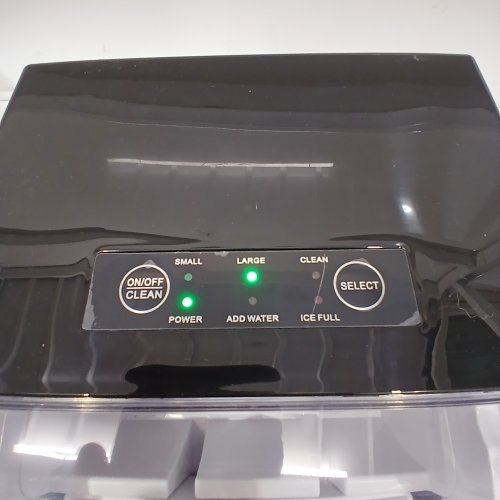 COUNTERTOP ICE MAKER WITH HANDLE AND SCOOP - 26LB - BLACK (MODEL: WBJ-10A) image 2