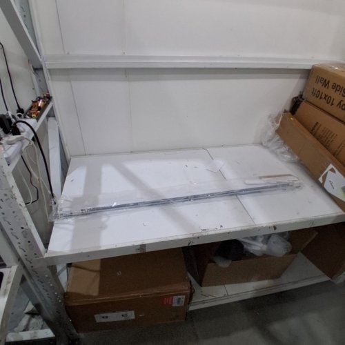 HESTIA NO DRILL CORDLESS ROOM DARKENING VINYL MINI BLINDS - 51" X 50" - WHITE image 3