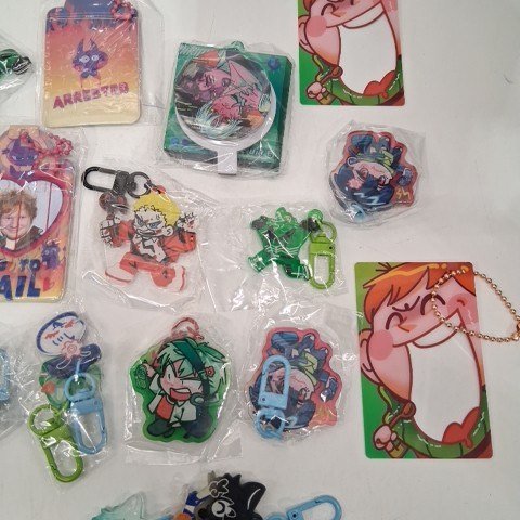 16PK ASSORTED ANIME KEYCHAINS - MULTICOLOR image 4