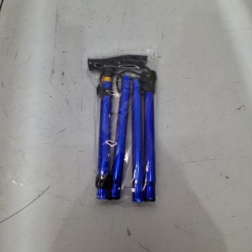 REHAND MEDICAL ELDERLY ASSIST COMPACT FOLDING CANE - BLUE (MODEL: 1317) image 3