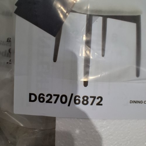 2PK COLAMY NOYA MID-CENTURY MODERN DINING CHAIRS - 250LBS MAX - BROWN/BEIGE - (MODEL: D6270) image 2