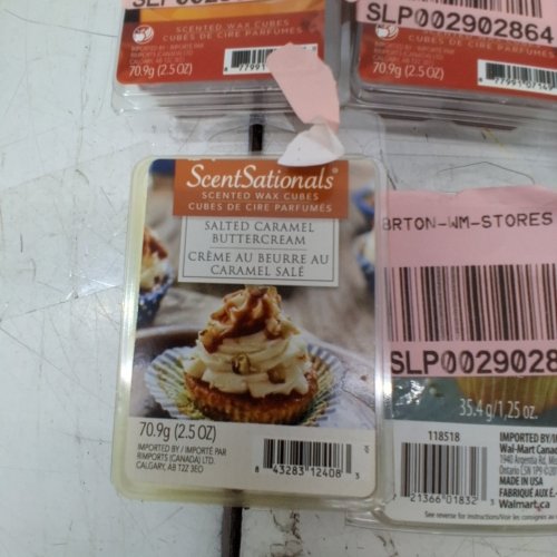 10 ASSORTED SCENTSATIONAL SCENTED WAX CUBES - 2.5 OZ EACH - SALTED CARAMEL BUTTERCREAM, FALLEN LEAVES, VANILLA image 3