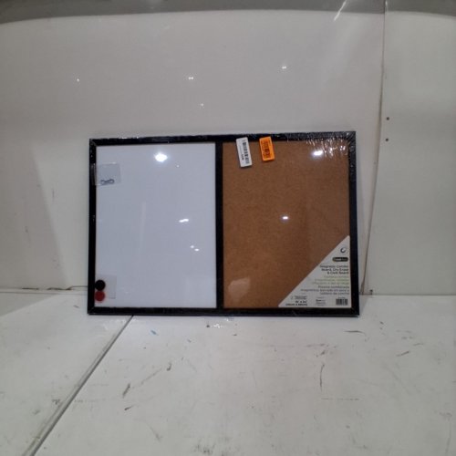 DESKTECH MAGNETIC COMBO DRY ERASE AND CORK BOARD - 16" X 24" - BLACK (ITEM: 30854) image 3