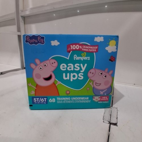 68PK PAMPERS EASY UPS TRAINING UNDERWEAR - 5T/6T - PEPPA PIG image 3