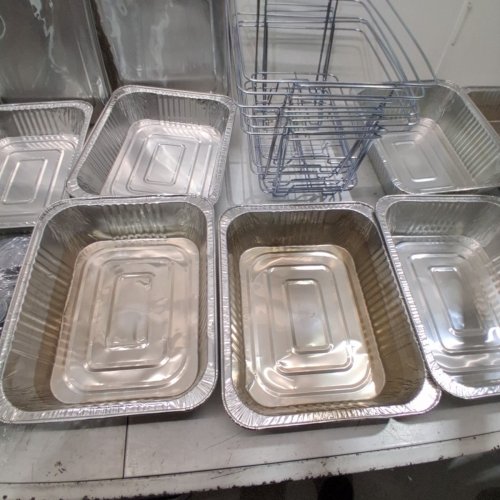 CATERPAX DISPOSABLE BUFFET SET - 6 TRAY - SILVER (ITEM: CP-6T6RFH) image 4