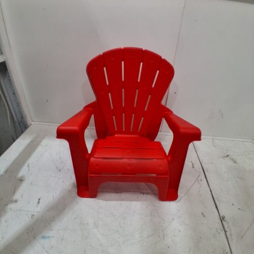 KID'S LITTLE TIKES PLASTIC GARDEN CHAIR - RED (MODEL: 636783M) image 2