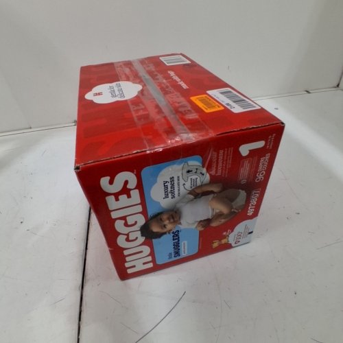 96PK HUGGIES LITTLE SNUGGLERS DISPOSABLE BABY DIAPERS - SIZE 1 (UP TO 14LBS) image 2