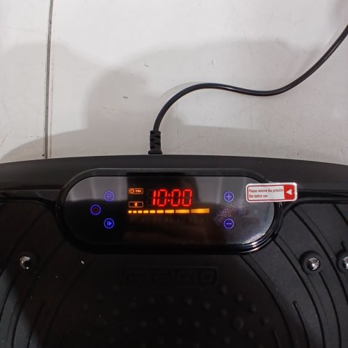 TAEVNO BLUETOOTH VIBRATION PLATE EXERCISE MACHINE - 450LB CAPACITY - BLACK image 2