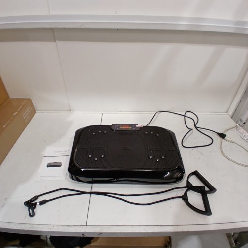 TAEVNO BLUETOOTH VIBRATION PLATE EXERCISE MACHINE - 450LB CAPACITY - BLACK image 3