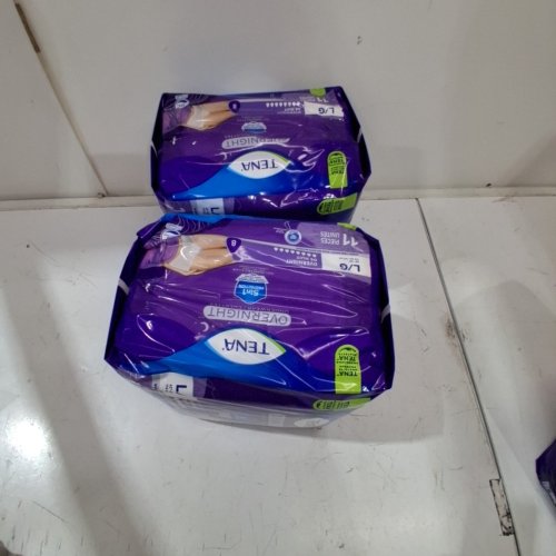 22PK UNISEX TENA DISPOSABLE OVERNIGHT ABSORBENT UNDERWEAR WITH LIE-DOWN PROTECTION - LARGE (45" - 58") - WHITE image 2