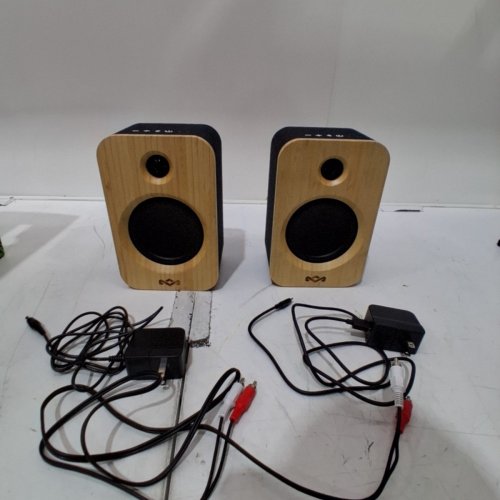 HOUSE OF MARLEY GET TOGETHER DUO SPEAKERS WITH CHARGERS - WOOD (MODEL : EM-JA019-SBB) image 4