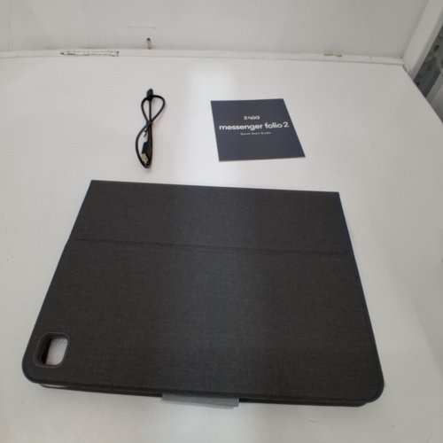 ZAGG MESSENGER FOLIO 2 CASE WITH BLUETOOTH KEYBOARD FOR IPAD AIR 3 AND IPAD (7TH AND 8TH GEN) - BLACK image 3