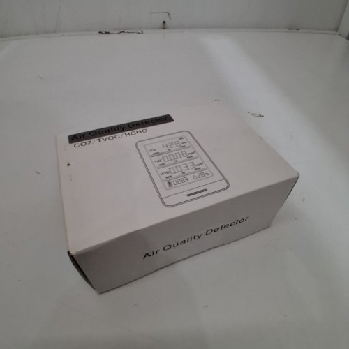 RECHARGEABLE INDOOR AIR QUALITY MONITOR WITH TEMPERATURE AND HUMIDITY - 1600MAH - WHITE (MODEL: AK3) image 5