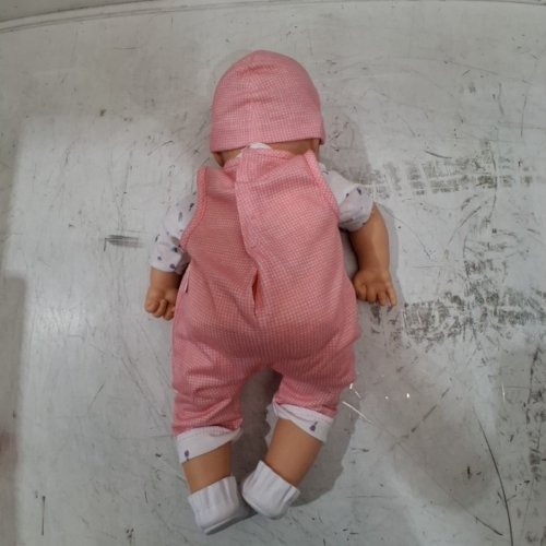 BABY BORN MY REAL BABY DOLL ANNABELL WITH BOTTLE & DIAPER - 17" - AGES 3+ - PINK (MODEL: 918599C3) image 3