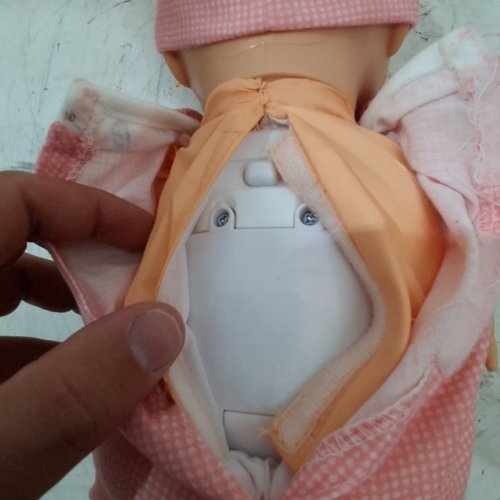 BABY BORN MY REAL BABY DOLL ANNABELL WITH BOTTLE & DIAPER - 17" - AGES 3+ - PINK (MODEL: 918599C3) image 4