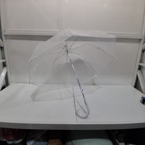 AMAZON BASICS UMBRELLA - 35" - CLEAR image 2