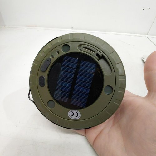 3-IN-1 SOLAR RECHARGEABLE CAMPING LANTERN STRING LIGHTS WITH SMART APP CONTROL - 32.8FT - OLIVE GREEN/CLEAR/RGB (MODEL: YD-2326) image 3