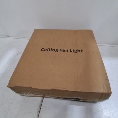 LED CEILING FAN LIGHT - 40W LED - 2700-6500 K - BLACK (MODEL: AMZ-TBL-048-40) image 6