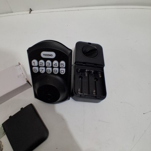 TEEHO KEYPAD DIGITAL DEADBOLT LOCK - MATTE BLACK (MODEL: TE001) image 5
