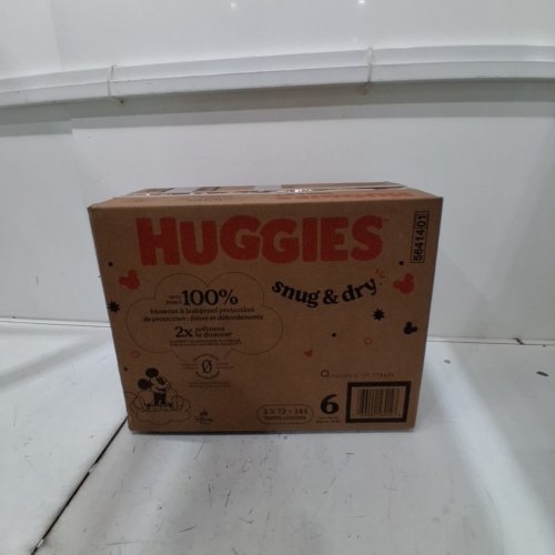 144PK HUGGIES SNUG AND DRY BABY DIAPERS - SIZE 6 - MICKEY MOUSE image 2