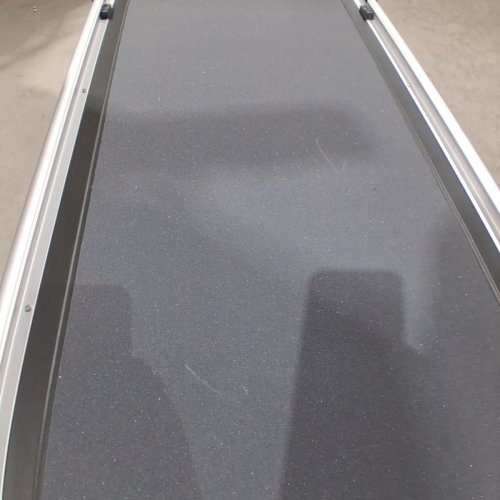 PETSAFE HAPPY RIDE EXTRA LONG TELESCOPING DOG RAMP FOR CARS, TRUCKS, SUVS, AND MINIVANS - 300LB CAP - 47" - 87" X 20" - BLACK/SILVER image 3