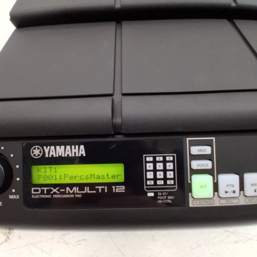YAMAHA DTX MULTI 12 ELECTRONIC PERCUSSION PAD - BLACK - (MODEL: DTXM12) image 2