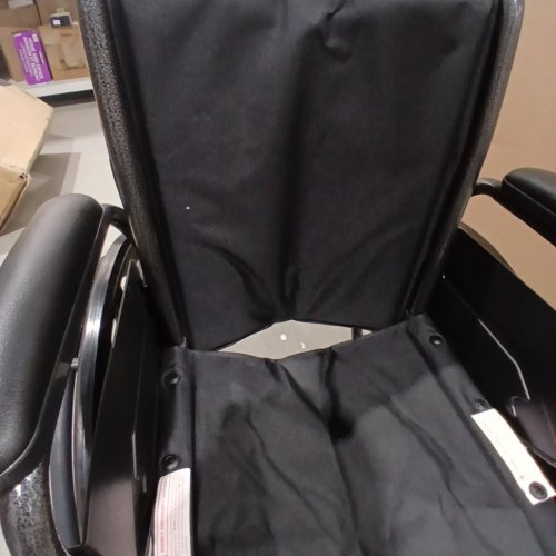 MEDLINE GUARDIAN K1 WHEELCHAIR - 16" SEAT - 300LB CAPACITY - BLACK (MODEL: K1166N22S) image 3