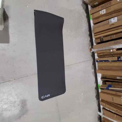 CAP BARBELL HIGH DENSITY EXERCISE YOGA MAT WITH STRAP - 24" X 68" - BLACK (MODEL: MTIS-6523-12BK) image 2