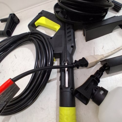 DEKO ELECTRIC PRESSURE WASHER WITH HOSE REEL - 4500PSI - 2.8GPM - BLACK/GREEN (MODEL: DKEHPWB180C1) image 2