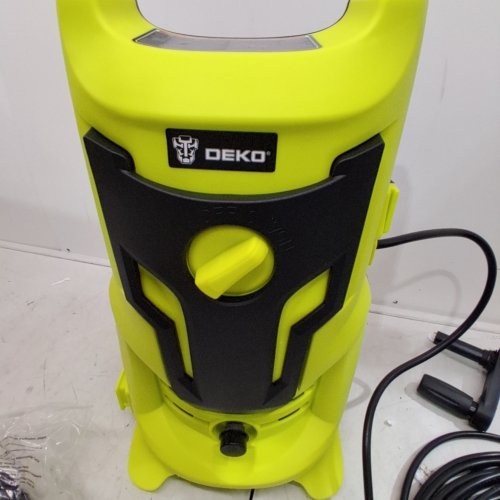 DEKO ELECTRIC PRESSURE WASHER WITH HOSE REEL - 4500PSI - 2.8GPM - BLACK/GREEN (MODEL: DKEHPWB180C1) image 3