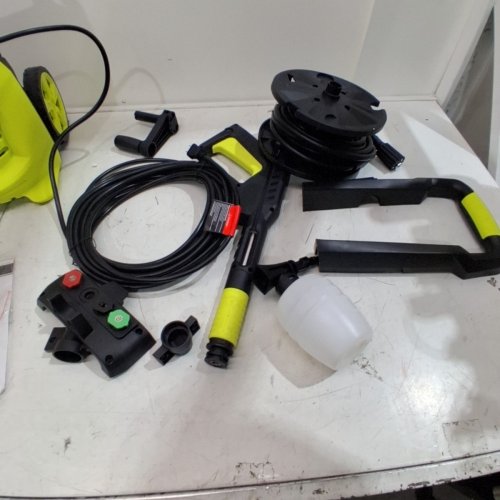 DEKO ELECTRIC PRESSURE WASHER WITH HOSE REEL - 4500PSI - 2.8GPM - BLACK/GREEN (MODEL: DKEHPWB180C1) image 5