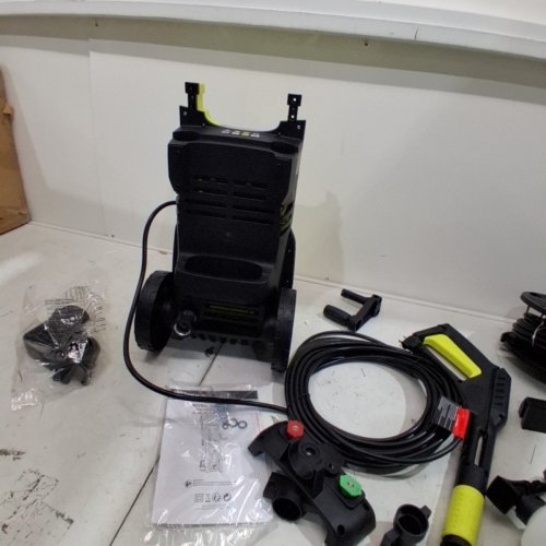 DEKO ELECTRIC PRESSURE WASHER WITH HOSE REEL - 4500PSI - 2.8GPM - BLACK/GREEN (MODEL: DKEHPWB180C1) image 8
