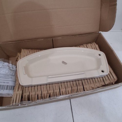 AMERICAN STANDARD D-SHAPED CADET-3 TOILET TANK COVER - 17.3" X 8.6" - WHITE (MODEL: 735121-400.020) image 3