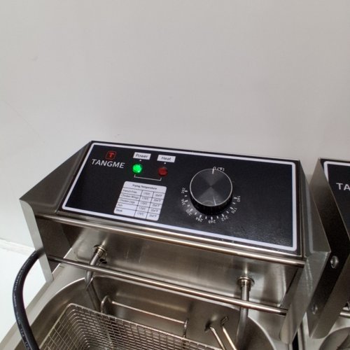 TANGME COMMERCIAL COUNTERTOP ELECTRIC STAINLESS STEEL DEEP FRYER WITH TEMPERATURE LIMITER - 20 L - 110 V - 3400W - STAINLESS STEEL (MODEL: 82) image 3