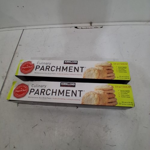 2PK KIRKLAND CULINARY PARCHMENT MULTIPURPOSE NON-STICK PAPER - 15" X 164FT (EACH) (MODEL: 1323118) image 2