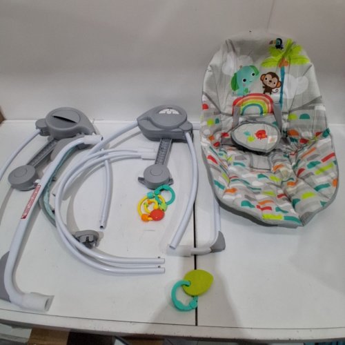 BRIGHT STARTS PLAYFUL PARADISE PORTABLE AUTOMATIC BABY SWING WITH MUSIC image 3