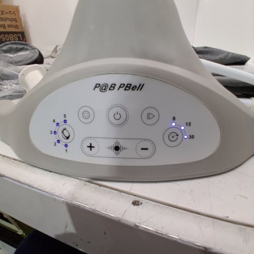 P@B PBELL MUSICAL MOBILE BLUETOOTH BABY SWING - 25LBS MAX - GREY image 2