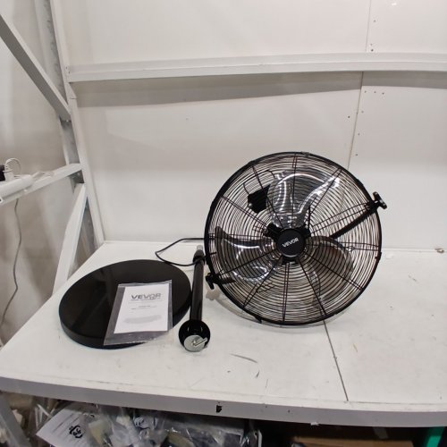 INDUSTRIAL 3-SPEED PEDESTAL FAN, 45.3" - 57.9" HEIGHT ADJUSTABLE - 18" - BLACK (MODEL: BT-HIF18A) image 4