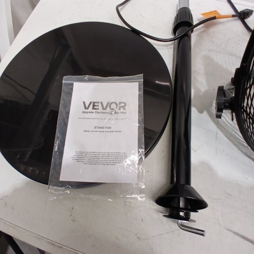 INDUSTRIAL 3-SPEED PEDESTAL FAN, 45.3" - 57.9" HEIGHT ADJUSTABLE - 18" - BLACK (MODEL: BT-HIF18A) image 5
