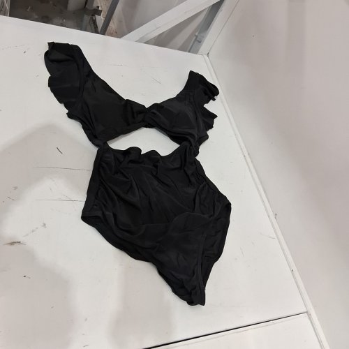 CUTOUT ONE-PIECE SWIMSUIT - EXTRA LARGE - BLACK image 2