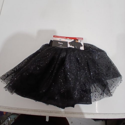 GIRL'S WAY TO CELEBRATE! SEQUIN TUTU - SMALL/MEDIUM - BLACK image 2