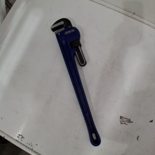 IRWIN VISE-GRIP CAST IRON PIPE WRENCH - 24" - BLUE image 2
