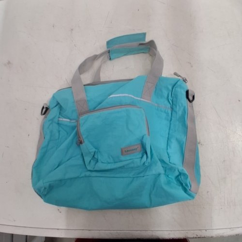 LIVEASY FOLDABLE TRAVEL DUFFEL BAG - 25L - TURQUOISE image 2