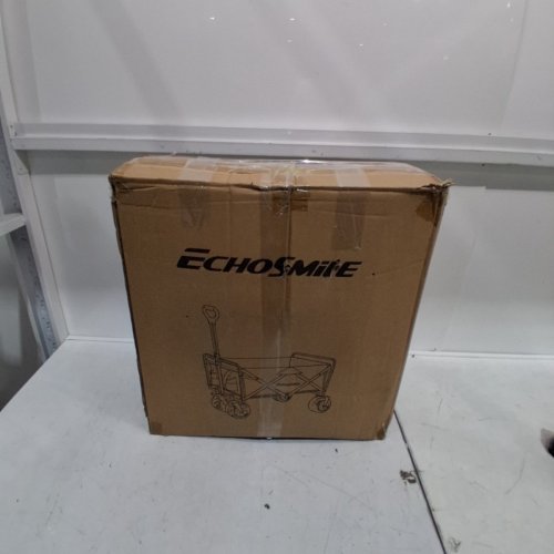 ECHOSMILE PORTABLE FOLDING WAGON WITH WHEELS - 6.84 CU.FT - BLACK image 4