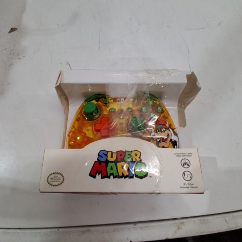 PDP ROCK CANDY MARIO BOWSER WIRED CONTROLLER - FOR NINTENDO SWITCH/LITE/OLED - YELLOW image 3