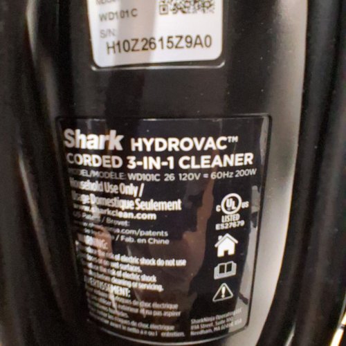 SHARK HYDROVAC XL 3-IN-1 CORDED SELF-CLEANING VACUUM & MOP SYSTEM - BLUE (MODEL: WD101C) image 6
