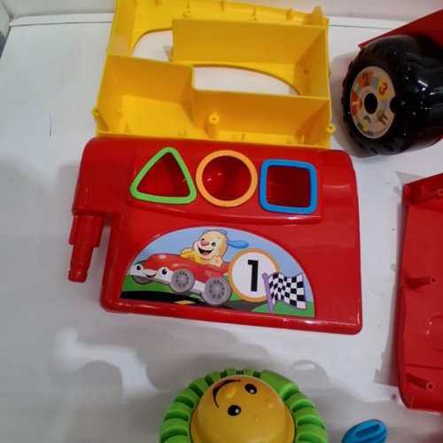 FISHER-PRICE LAUGH & LEARN CRAWL AROUND SMART STAGES CAR, STATIONARY PLAY CENTER FOR BABIES AND TODDLERS - RED image 5