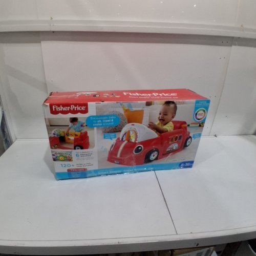 FISHER-PRICE LAUGH & LEARN CRAWL AROUND SMART STAGES CAR, STATIONARY PLAY CENTER FOR BABIES AND TODDLERS - RED image 6