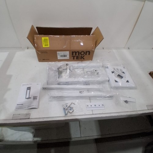 MONTEK CLAMP-ON UNDERDESK CPU HOLDER MOUNT - 16.1"-25.6" - 66LBS - WHITE (MODEL: HW1287WH) image 3